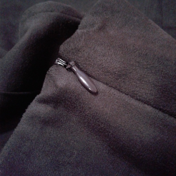 J.Jill Faux Suede Skirt Size 12P - Picture 2 of 6